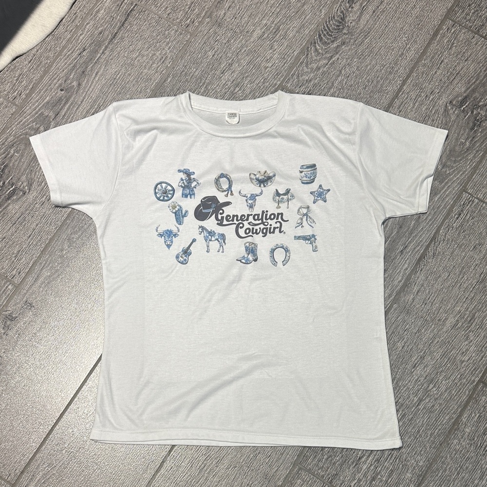 Generation Cowgirl White T-Shirt